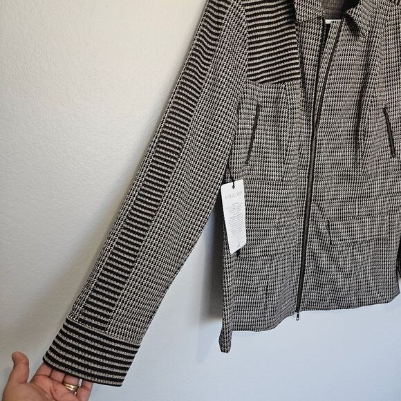 NWT Cabi | The Baron Jacket Houndstooth Brown Black Dark Academia, Womens Large - Picture 6 of 11